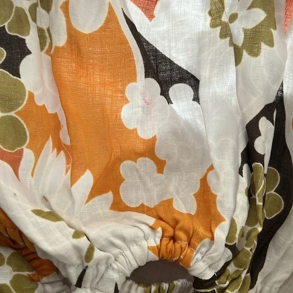 Faithfull the Brand Trinita Maxi Dress in Elvinna Floral Print, NWT, Size M